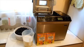 Blueberry Jam in the Bread Machine