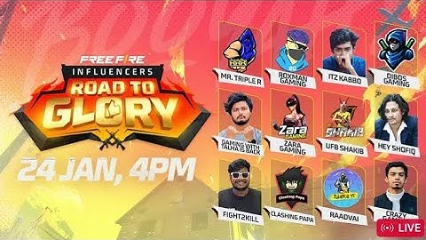 KING MUNNA free fire Bangladesh influencer's Road To Glory  @FreeFireBangladeshOfficialYT