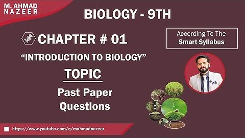 Ch#1 Past Papers Questions @MAhmad Nazeer #smartsyllabus