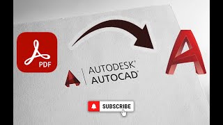 تحويل الملفات pdf  الي اتوكاد _ how to convert pdf to DWG Autocad