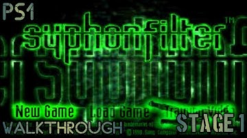 Syphon Filter - Stage 1 Walktrough (PSX) #epsxe #walkthrough #gameplay