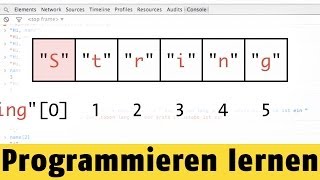 Wie verarbeitet man Strings | Programmieren lernen mit JavaScript #8
