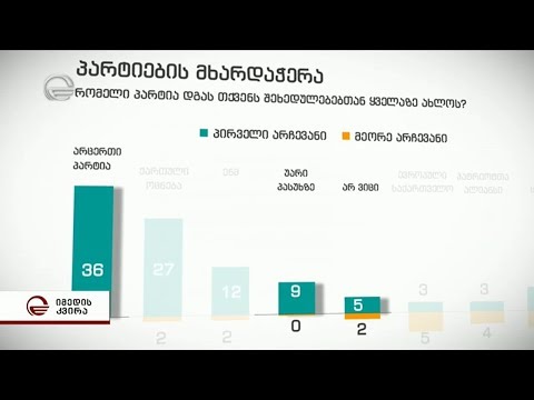 ორი პარტიის ჭიდილი ორპოლუსიან პოლიტიკურ ცხოვრებაში - NDI-ის კველვის შედეგები
