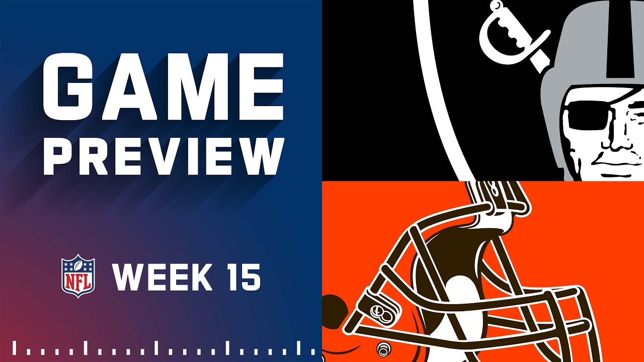 Browns-Raiders, Rams-Seahawks among NFL Week 15 games in ...