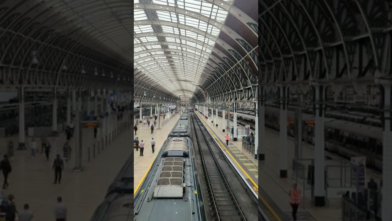 London Paddington station GWR trains departure and arrival