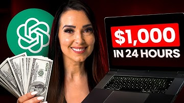 How I’d Make $1,000 in 24 Hours with ChatGPT (No Skills Required)