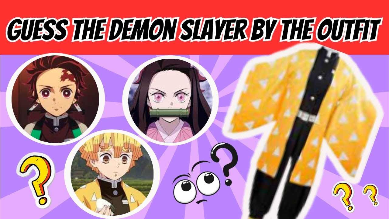 GUESS THE DEMON SLAYER CHARACTER BY HIS CLOTHES 👘👹 Kimetsu no Yaiba/Demon  Slayer quiz ⚔️ 