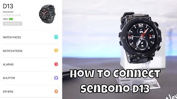 How to connect Senbono D13 with iPhone Da Fit IOS App