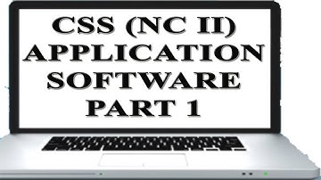 CSS (Computer Systems Servicing) - Application Software | Taglish | Part 1