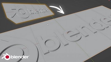 Engrave & Emboss Logo and Text in Blender Using Displace Modifier