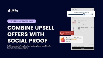 Maximize promotion discount on Shopify store - A Free Gift combined with Social Proof Example