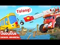 Ayo Misi Penyelamatan Kecil Bis🚌 | Mobil Monster | Lagu Anak-anak | BabyBus Bahasa Indonesia