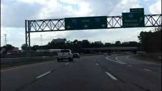 Detroit Bypass (Interstate 275 Exits 11 to 20) northbound