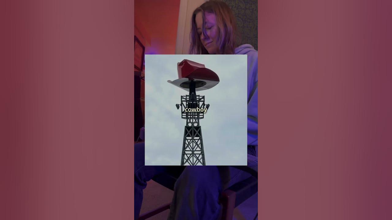 There is indeed an Eiffel Tower with a cowboy hat in Paris, TX 🤠🤠 #newmusic #larkinpoe #bluesrock