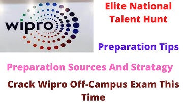 Wipro Elite NTH Preparation Strategy | Get Placement In Wipro | Preparation Tips | Must Watch #NTH