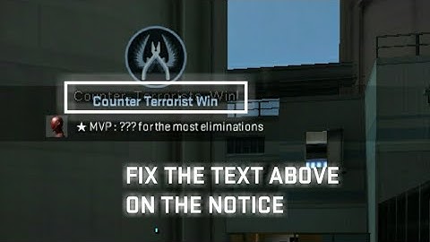 How to Remove The Text Above The Win Announcement on CSGO Reloaded