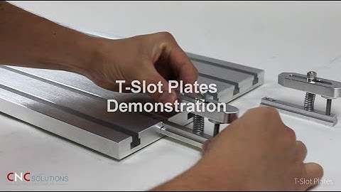 T-slot plate demo