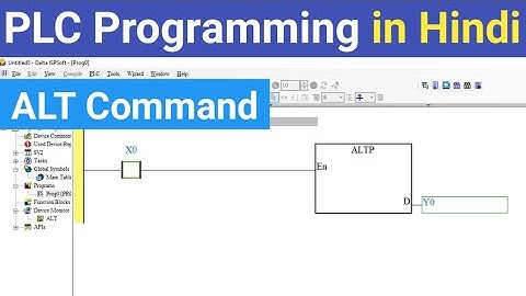 ALT Command (Alternate) PLC Programming in Hindi |Learn PLC Programming|