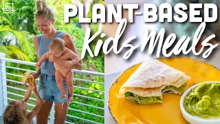 What Our Vegan Kids Eat In A Day: Toddler Meals + Baby's First Solids!