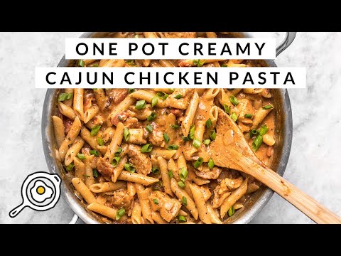 One Pot Creamy Cajun Chicken Pasta