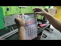 Manual Calendar rimming machine how it works