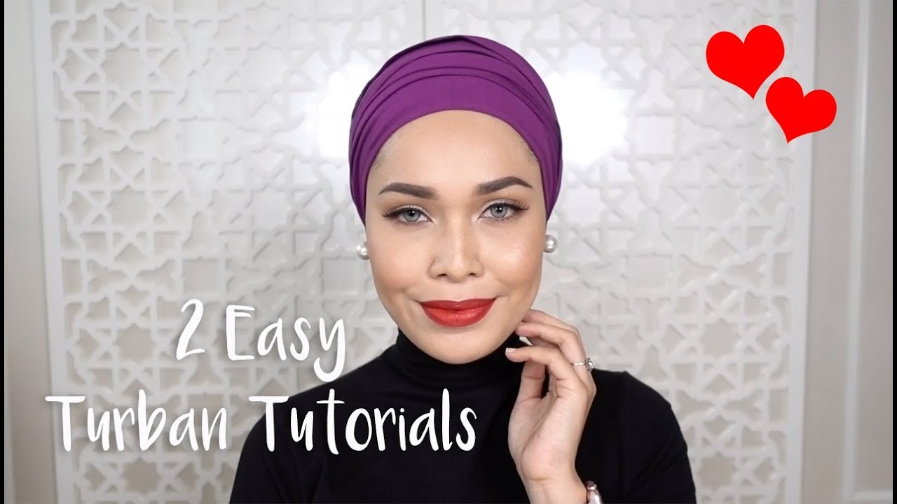 Incredibly Easy Turban Tutorial | Using Semi-Instant Jersey Shawls ...