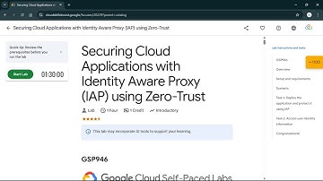 Securing Cloud Applications with Identity Aware Proxy (IAP) using Zero-Trust | #qwiklabs | #GSP946