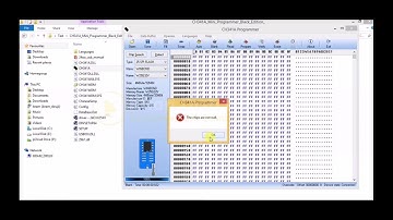 Flash IC Erasing Error, How to Solve? The Chip are not null error