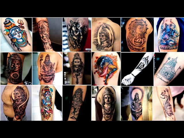Mahadev tattoo with trishul |mahadev tattoo |samurai tattoo mehsana  |9725959677 | Wrist tattoos for guys, Hand tattoos for guys, Mahadev tattoo