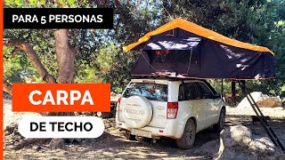 CARPA DE TECHO para AUTO!  (camping / overland / outdoor) Tienda Terraforce Villarrica 5 personas