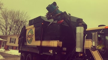 Garbage Trucks in Extreme Weather