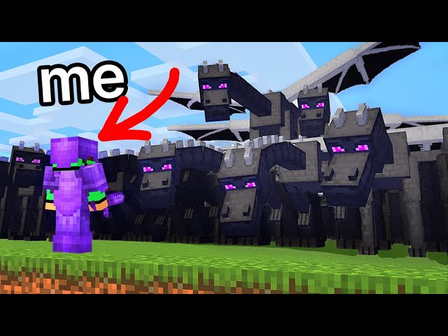 ENDER DRAGON vs EVERY MINECRAFT MOB! 