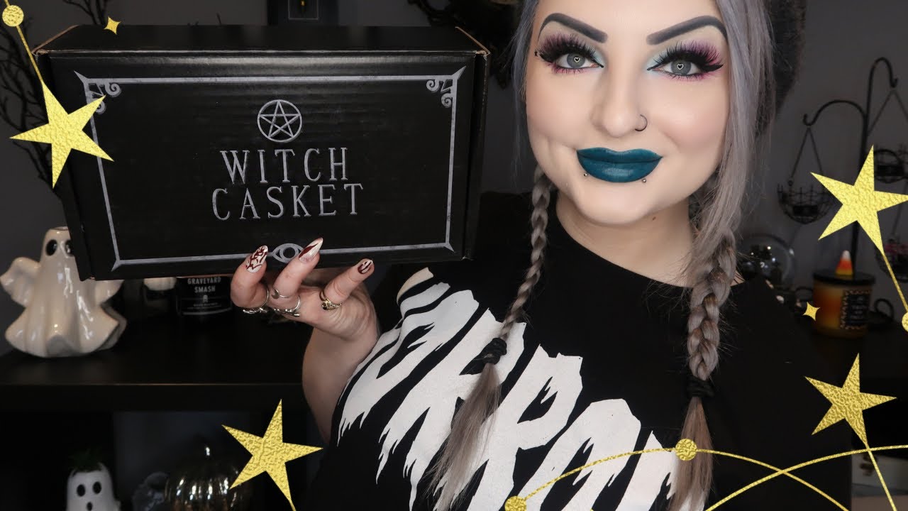 Witch casket monthly subscription box unboxing march 2023 youtube