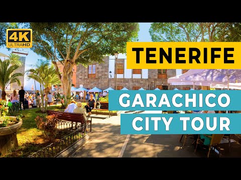 TENERIFE: Garachico - City Tour (4K Ultra HD 60fps)