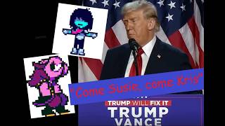 Trump Congratulates Susie and Kris after chapter 7