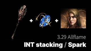 [POE 3.29 Allflame] Jiquani Int-stack Spark / 지콰니 인트스태킹 스파크 screenshot 2