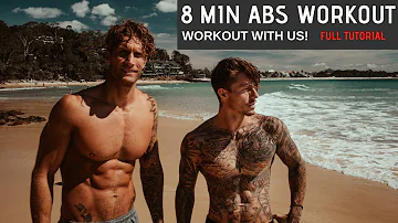 8 min ABS workout | Beach body abs with Johnny Edlind