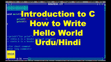 Variables in C Language : C Language Urdu/Hindi Tutorial - 3