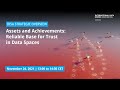 Idsa strategic overview  assets and achievements reliable base for trust in data spaces