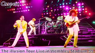 Queen - Bohemian Rhapsody |The illusion Tour|Live in Wembley stadium 99|Live Remix