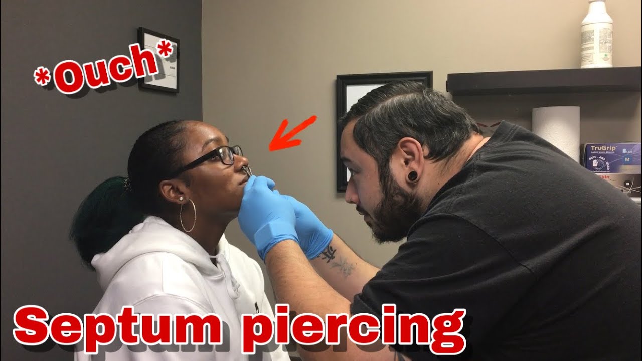 Getting My Septum Pierced Youtube