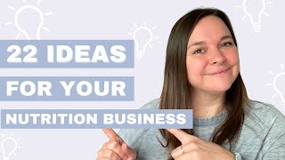 Ideas For Your Nutrition Business (and make money!) screenshot 3