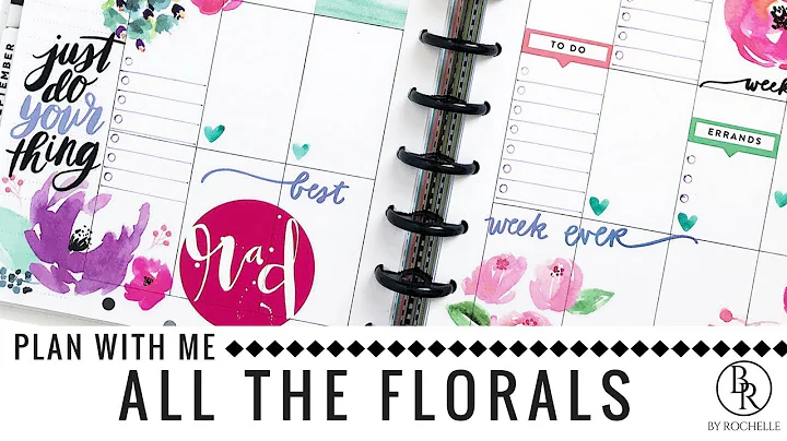 Plan with Me: All the Florals | Plans by Rochelle