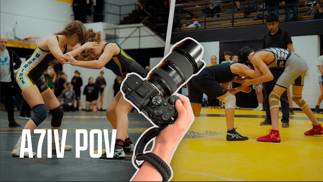 POV Highschool Wrestling Photography | Sony a7iv + Tamron 28-75