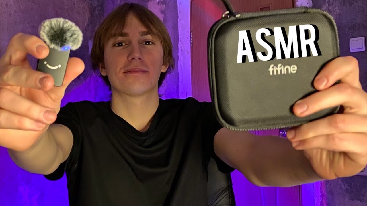 АСМР РАСПАКОВКА И ОБЗОР МОИХ НОВЫХ ПЕТЛИЧЕК FIFINE M9