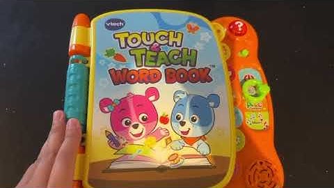 Vtech touch & teach book | Educational toys for kids | Learn abc words & letters