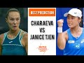 Janice Tjen vs Alina Charaeva | Mutua Madrid Open 2026 | Tennis Prediction Today