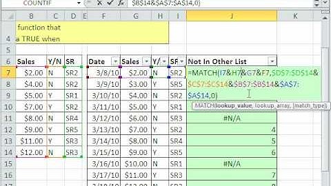Excel Magic Trick 539: Extract New Records Not In Old List  -- Filter Method