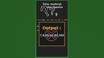01 Tricky JavaScript Interview Questions And Answers #javascriptshorts #javascriptinterview