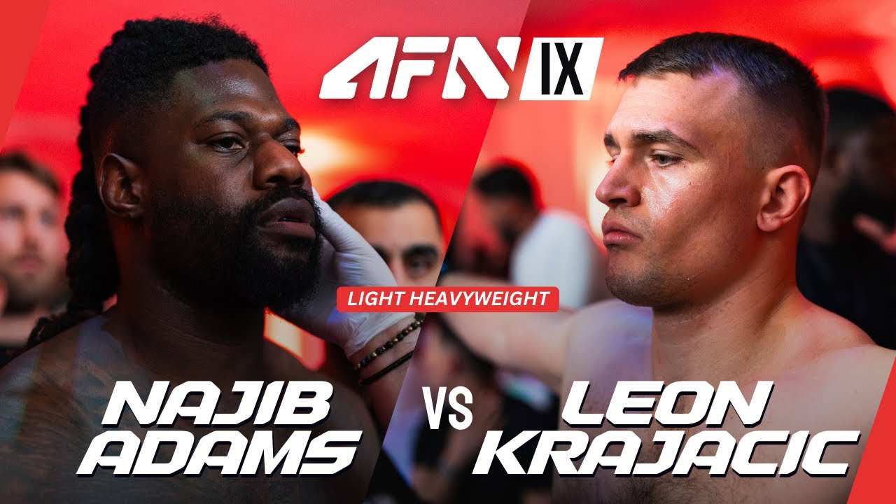 Najib Adams vs Leon Krajacic | Full Fight | AFN 9